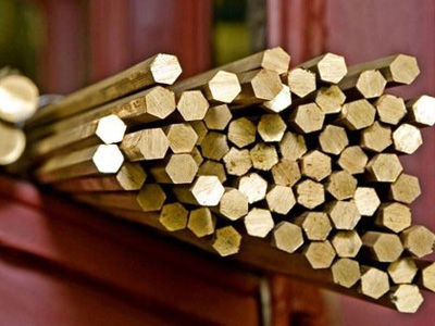 Hexagonal brass rod