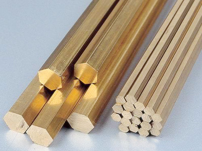 Hexagonal brass rod