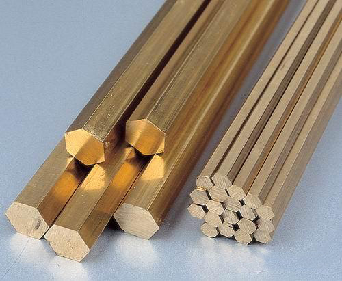 Hexagonal brass rod